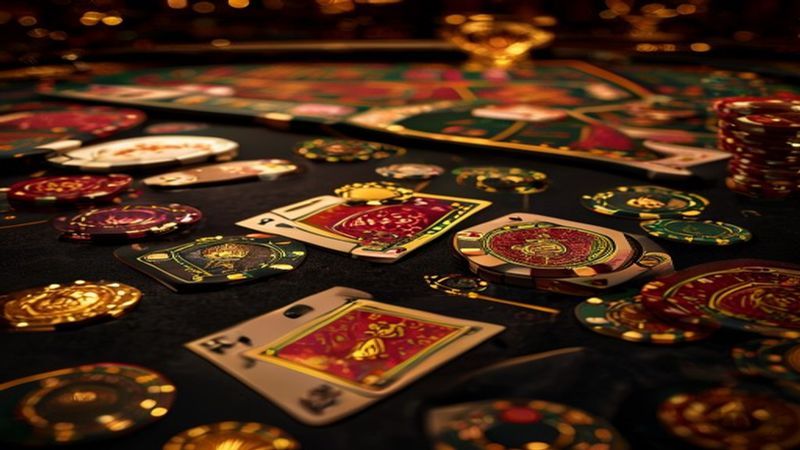 Bàn baccarat trực tiếp tại OA88 hiển thị bảng đường